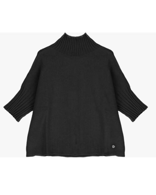 Turtleneck Sweat - Black