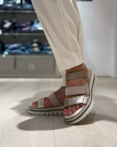 Gabor Sandal - Metallic Beige