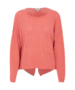 Lark Sweather Knittet - Coral