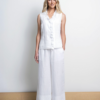 Lou Wide Pants - White