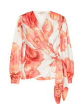 Elena Blouse Maui Flower