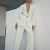 Tailor Wide Pants - Jet Stream