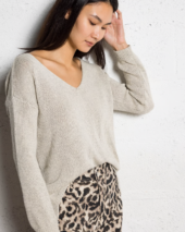V-Neck Sweather - Mica