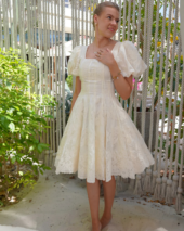Elina Dress - White