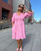 Ella Smock Dress - Pink