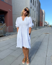 Ella Smock Dress - White