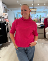 Turtleneck Sweat - Fuxia