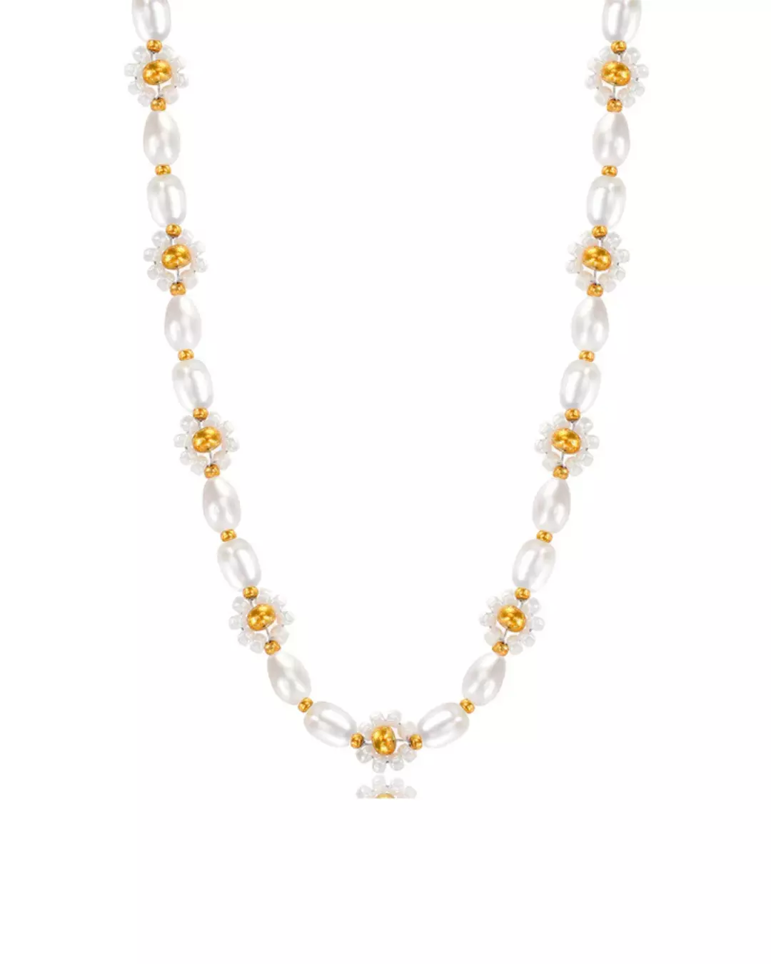 Flower Pearl Necklace