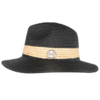 ALLESANDRA Strawhat - Jet Black