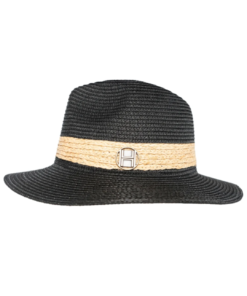 ALLESANDRA Strawhat - Jet Black