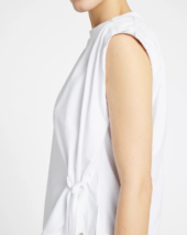 Josia Tie Top - White