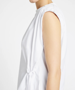 Josia Tie Top - White