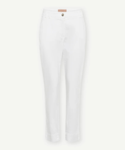 Carli 7/8 Capri Chino - White