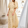 Heena Dress - Sunkissed/gold