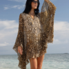 Long SleevesShort Caftan jungle