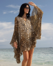 Long SleevesShort Caftan jungle