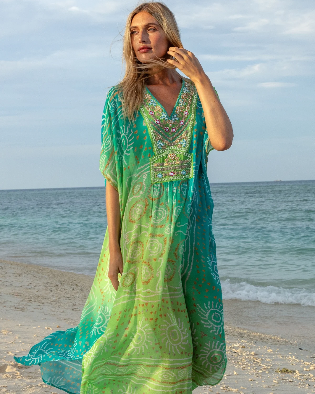 Tessa Caftan - Green