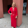 Kaftan Long Dress - Red