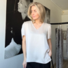 Amuse Silkebluse Ella - Offwhite