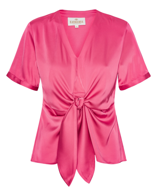 Blair Blouse ShortArm Bright Pink