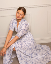Fabienne Dress Blue Bird