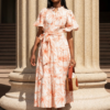 Gaia Dress - Palm Tree