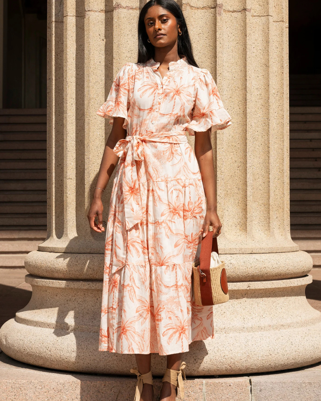Gaia Dress - Palm Tree