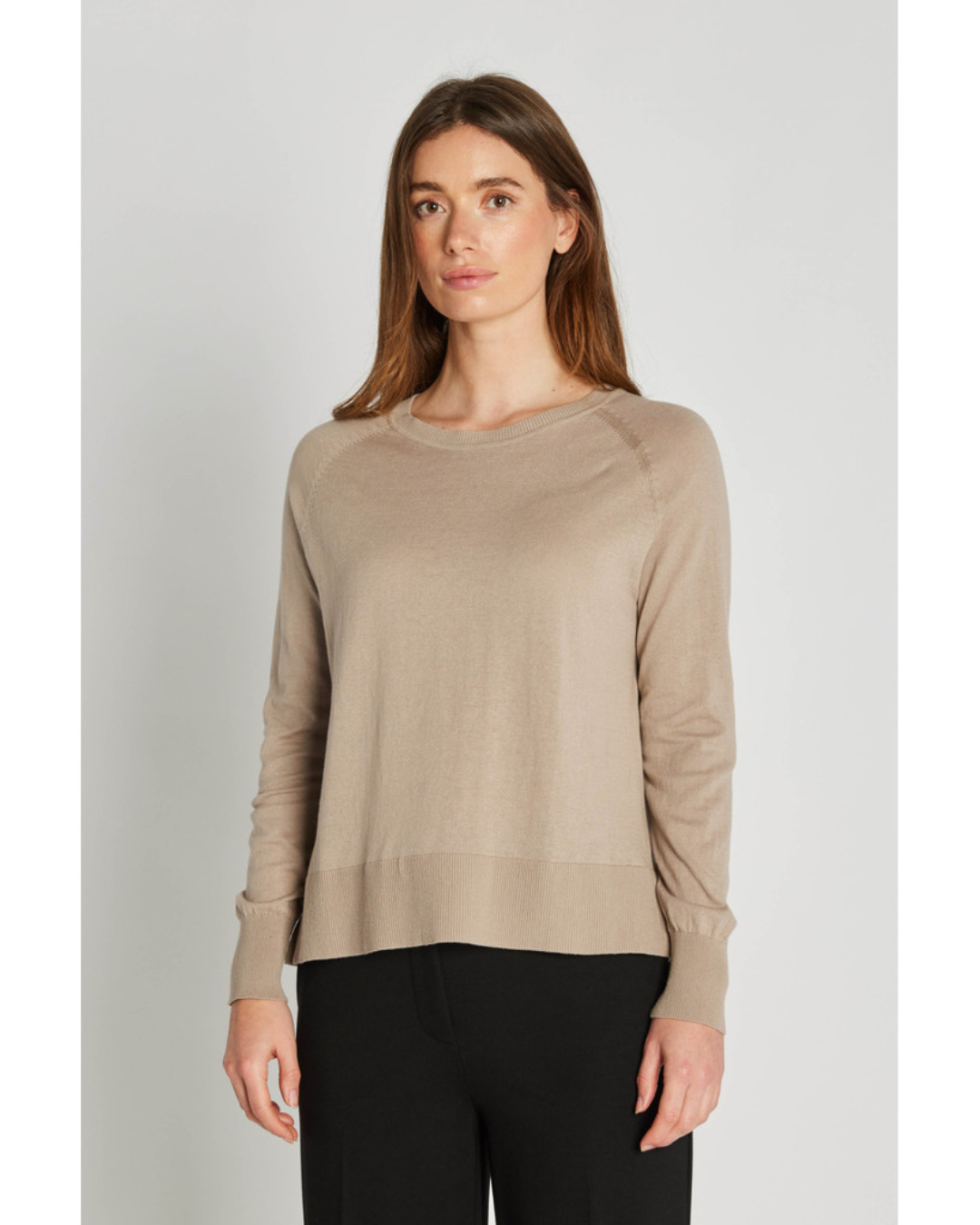 Bekka Knit Sweater - Taupe