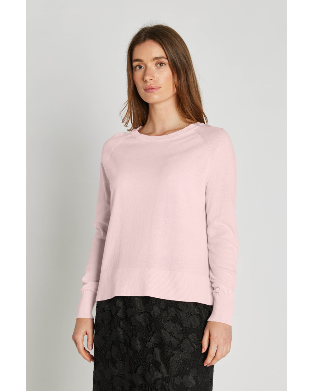 Bekka Knit Sweater - Pearl(Rose)