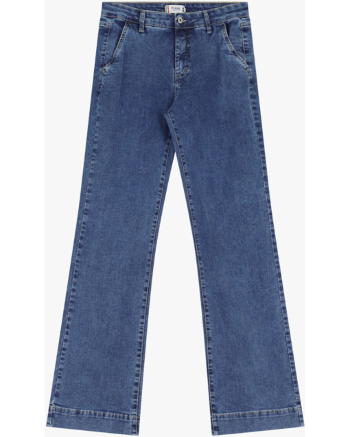 Chino Flare Dublin - Blu Denim