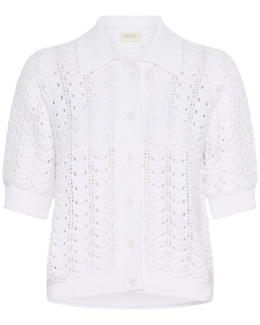 RhodaPW Cardigan - White