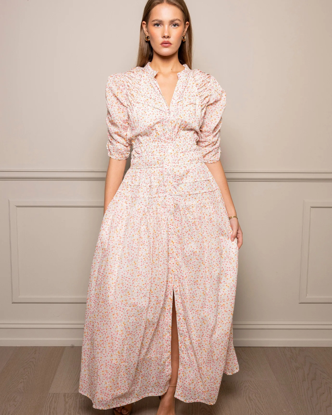 Fabienne Dress - Pink Petite