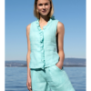 Lilly Blouse Aqua