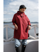 Rain poncho - Garnet Red