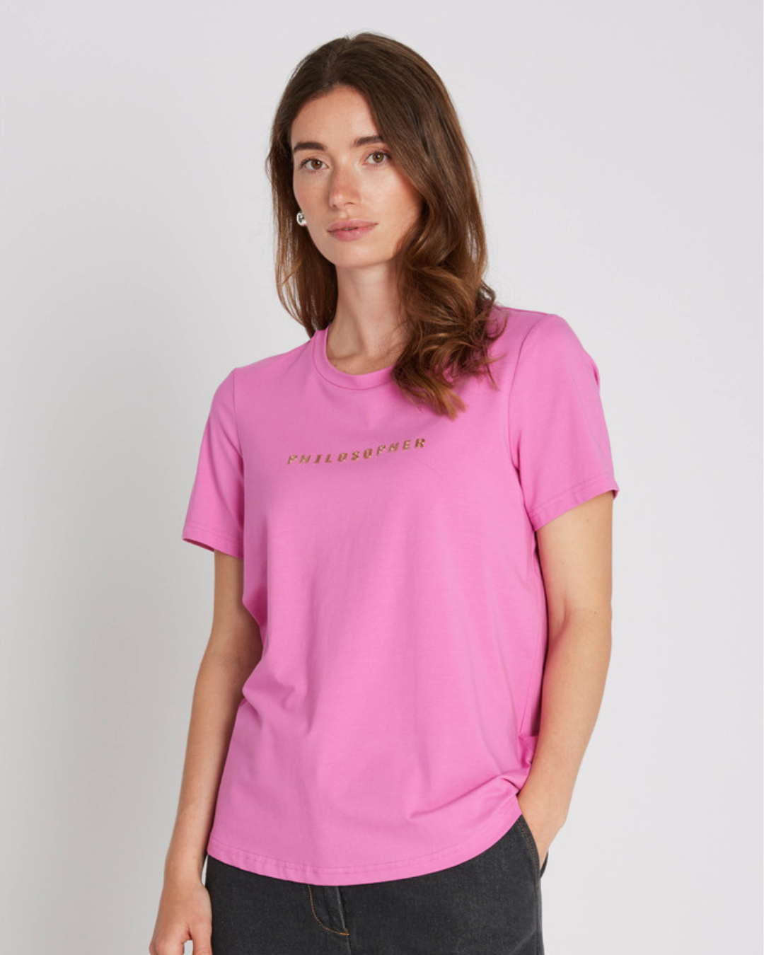Philsopher T-Shirt - Azalea Pink