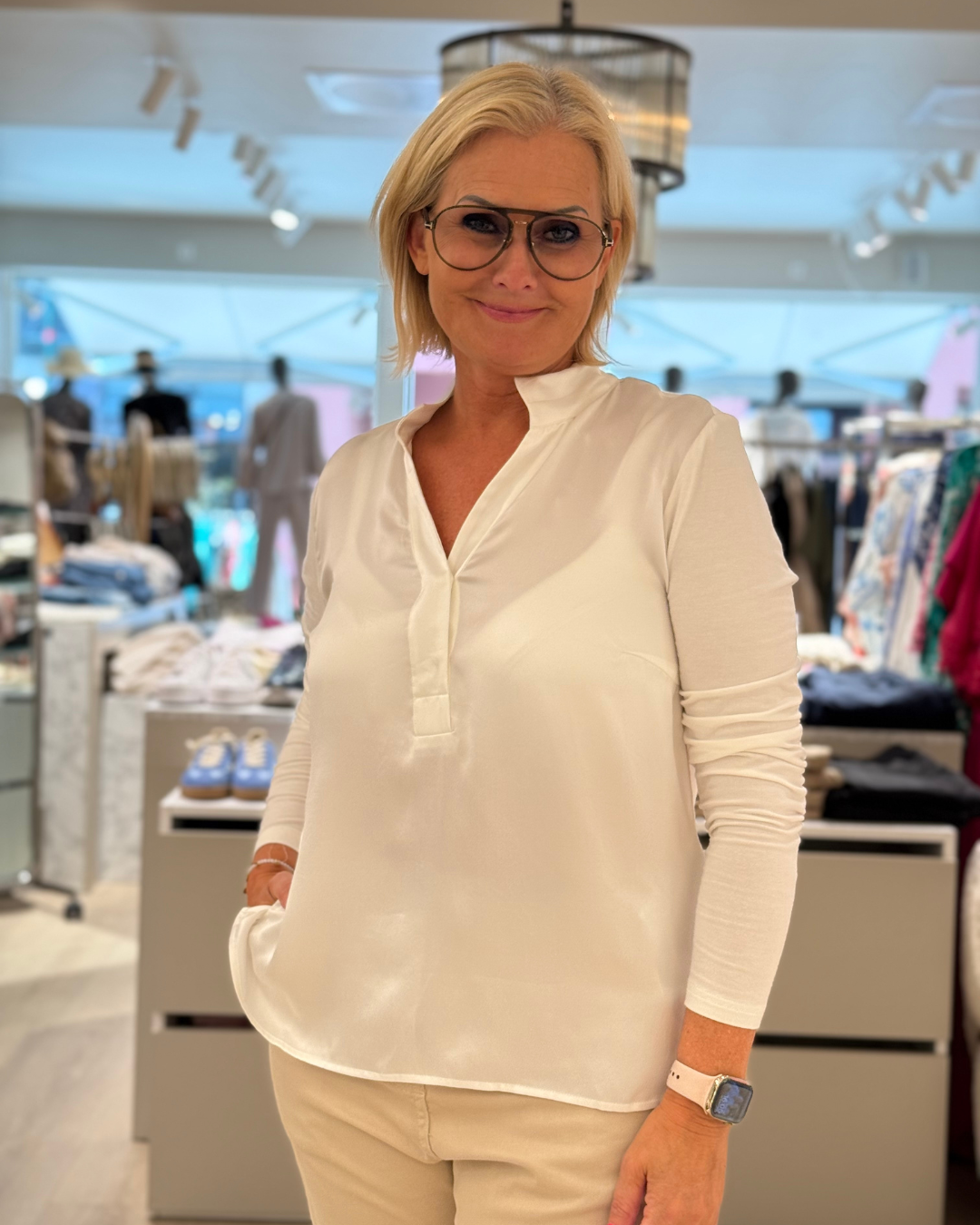 Timbia Blouse - Star White