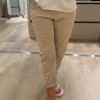 Carrot Cotton Pants - Clay