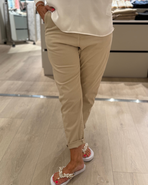 Carrot Cotton Pants - Clay
