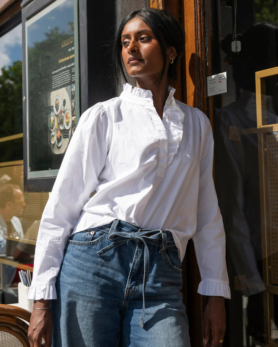Ella Blouse - Sugar White