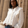 Maya Blouse - Powder