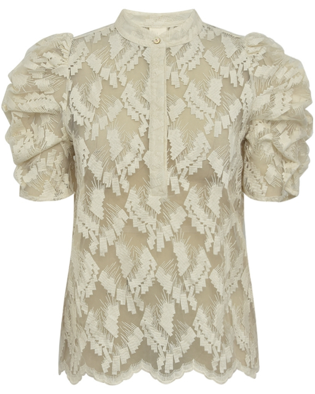 AnnGO Sofie Blouse - Creme