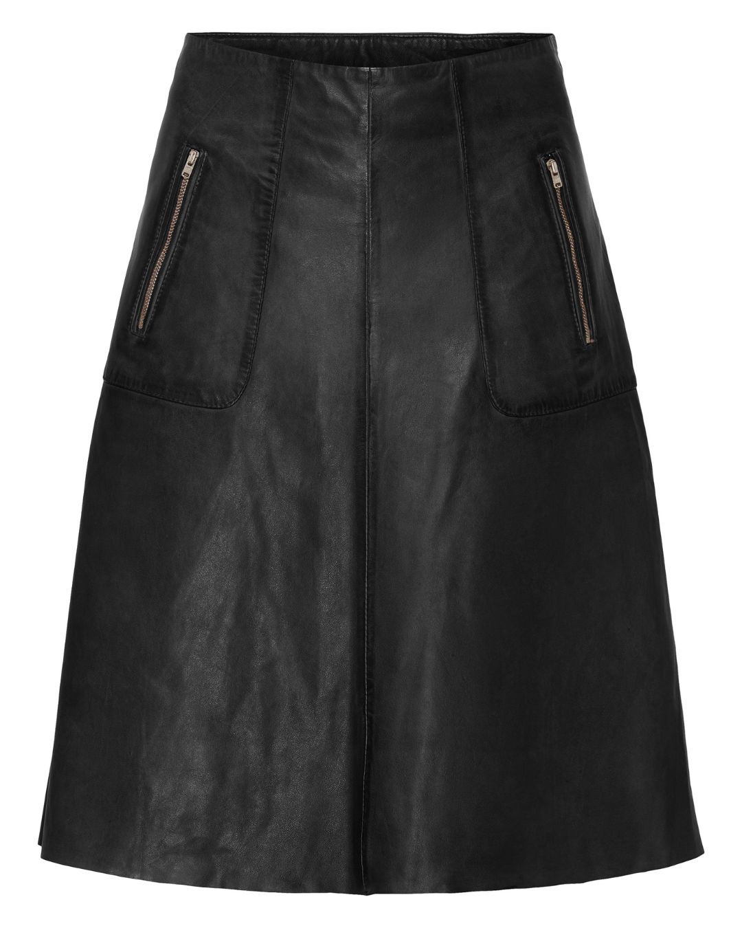 Skirt with zip pockets - Black