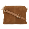 Suede Clutch - Caramel