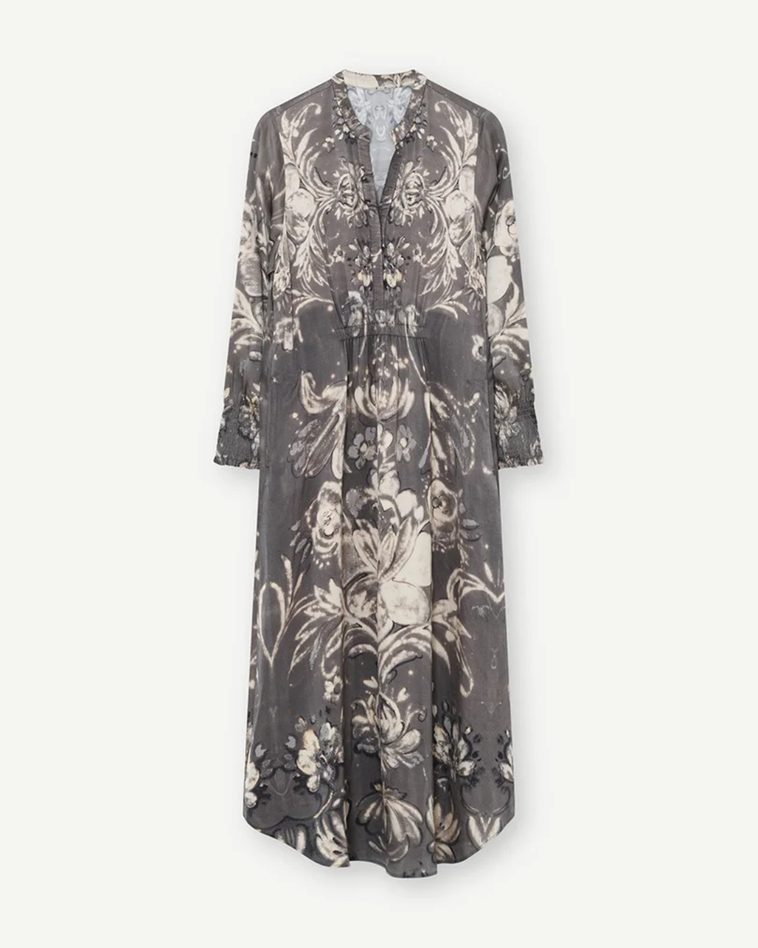 Hali, long dress - Coffee