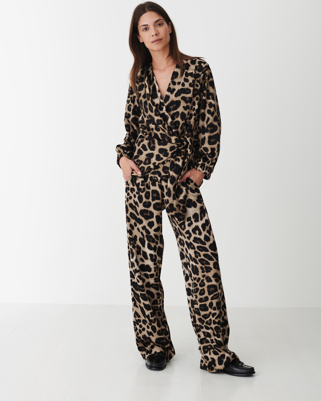 Lou Pants - Hammered Leopard