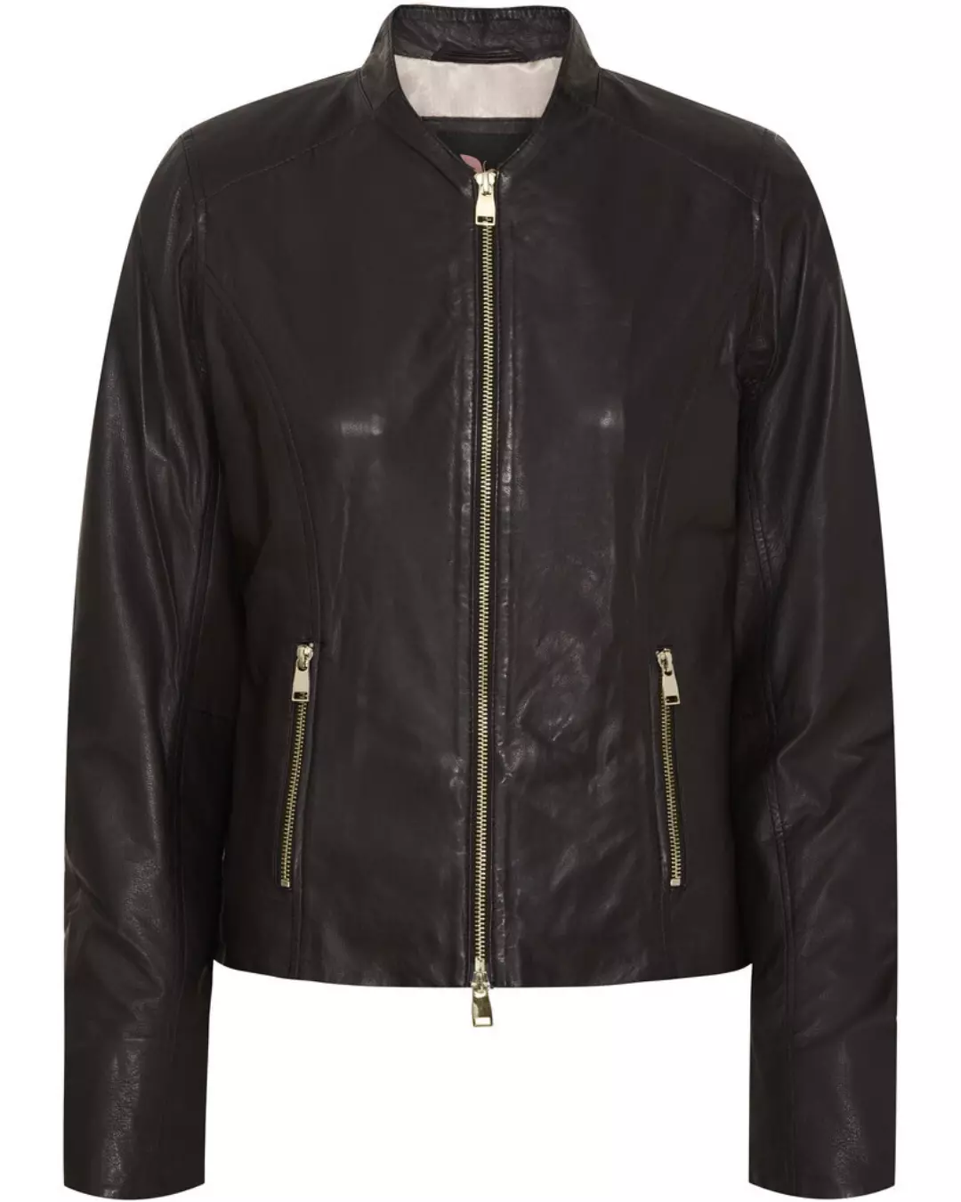 Soft Biker Jacket - Black w. Gold