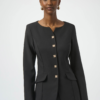 Formal Round Neck Blazer