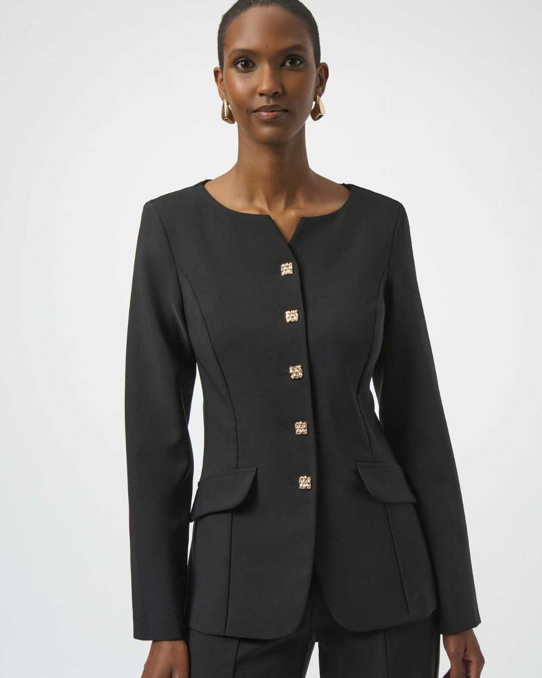 Formal Round Neck Blazer