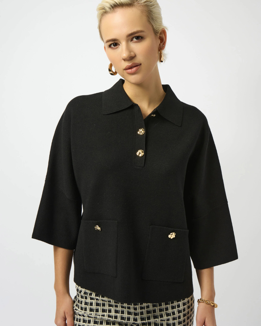 Button Closure Relaxed Fit Top