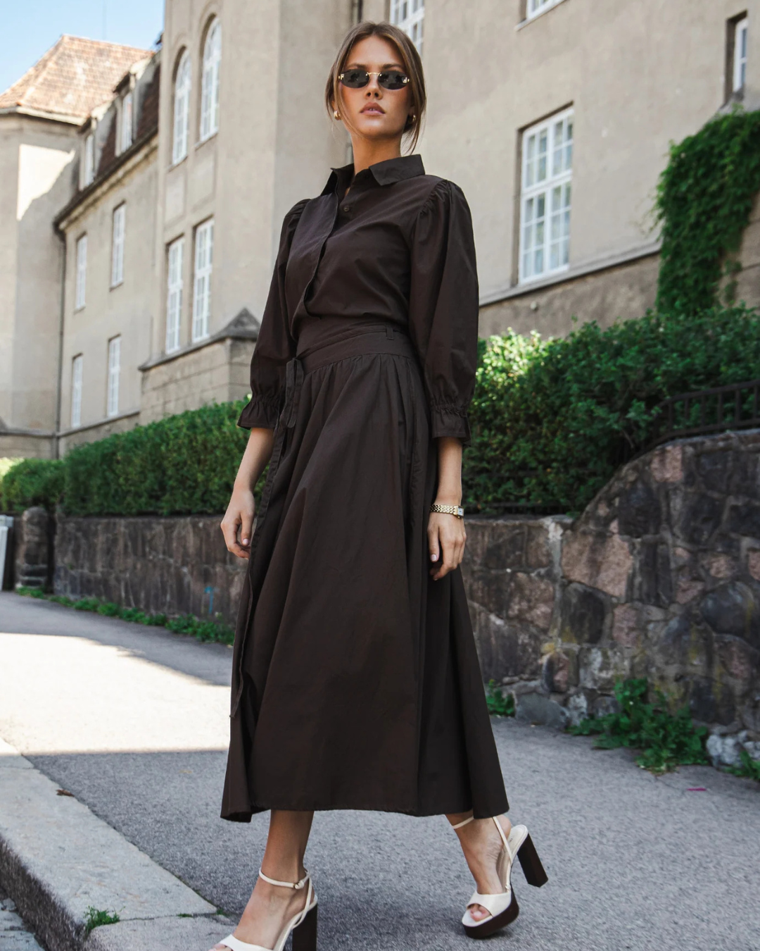 Astrid Skirt - Chocolate